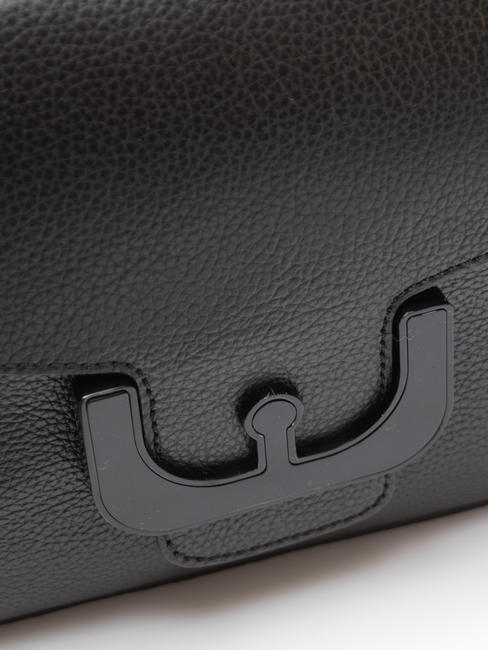 Ambrine Soft Mini sac en bandouli&egrave;re en cuir Noir - Sacs pour Femme