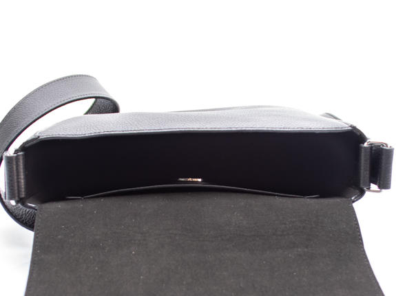 Ambrine Soft Mini sac en bandouli&egrave;re en cuir Noir - Sacs pour Femme
