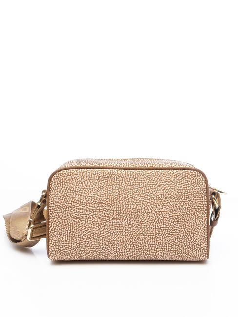 BORBONAIS Mini sac &agrave; bandouli&egrave;re, en tissu mer Beiger - Sacs pour Femme