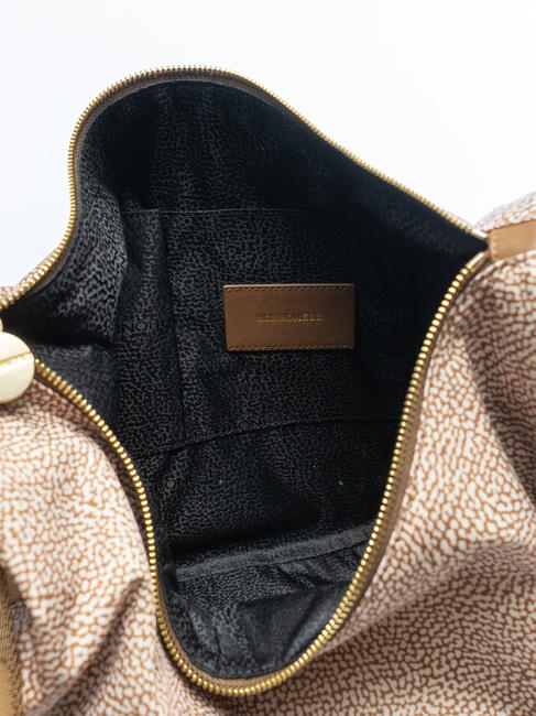 BORBONAIS Sac Hobo LUNA, moyen mer Beiger - Sacs pour Femme