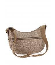 BORBONESE BORBONAIS Sac Hobo LUNA, petit mer Beiger - Sacs pour Femme - 2