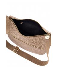 BORBONESE BORBONAIS Sac Hobo LUNA, petit mer Beiger - Sacs pour Femme - 5