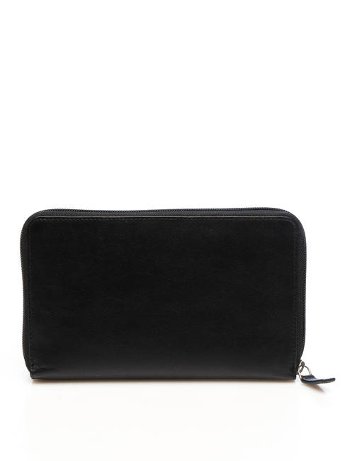 MONTE ROSA Porte-cartes en cuir Noir - Portefeuilles Femme