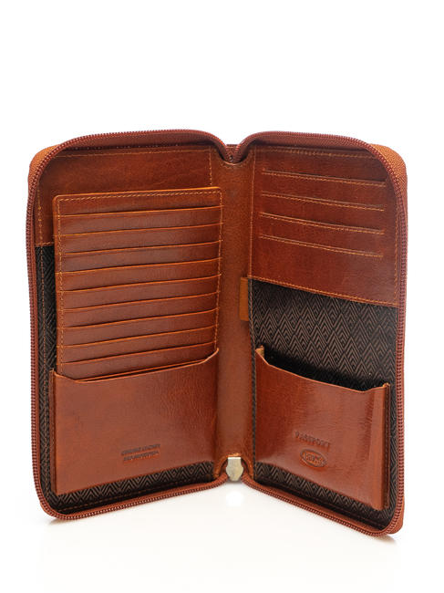MONTE ROSA Porte-cartes en cuir CUIR - Portefeuilles Femme
