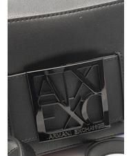 ARMANI EXCHANGE A|X BUCKLE Sac d'épaule Noir - Sacs pour Femme - 4