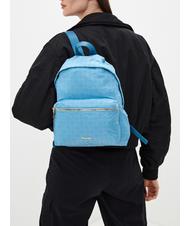 POLLINI Heritage Soft Petit sac a dos port&eacute; &eacute;paule bleu - Sacs pour Femme - 5