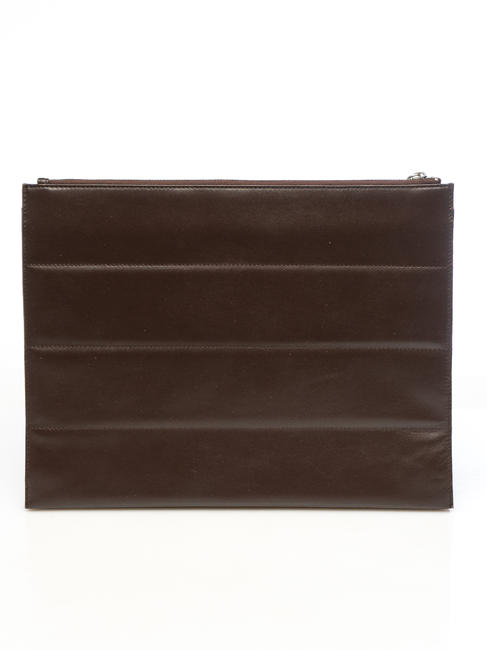 CAMPIONARIO - PASSENGER Porte-documents en cuir brun fonc&eacute; - &Eacute;tui pour tablette & Organiseur