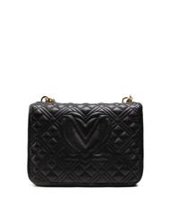 LOVE MOSCHINO NEW SHINY QUILTED Petit sac convertible Noir - Sacs pour Femme - 3