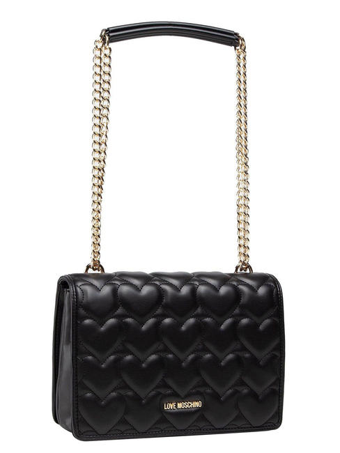 HEART QUILTED Sac convertible Noir - Sacs pour Femme