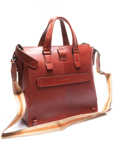 PIQUADRO - PIONEER Mallette PC 13 " CUIR - Porte Documents Travail