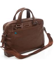 PIQUADRO Dossier Ligne BLUE SQUARE OUT, support PC 14 " CUIR - Porte Documents Travail - 2