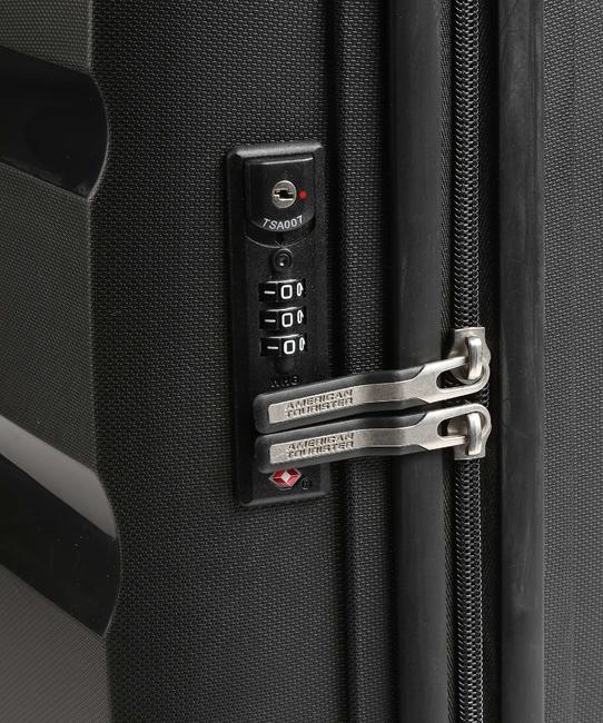 BON AIR DLX Chariot &agrave; bagages &agrave; main NOIR - Valises cabine