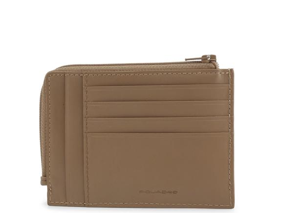 Porte-monnaie BLEU SQUARE OUT BEIGE - Portefeuilles Homme