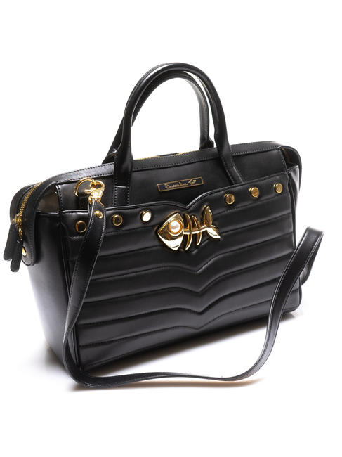 TUA ICONS Sac &agrave; main, avec bandouli&egrave;re Noir - Sacs pour Femme
