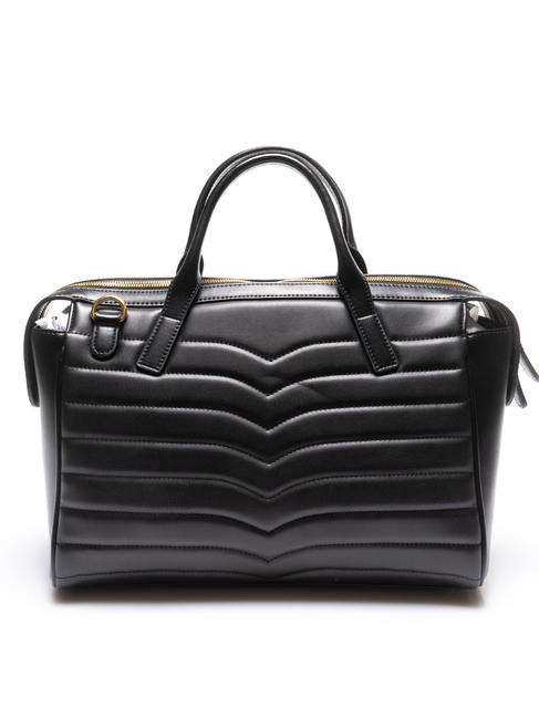 TUA ICONS Sac &agrave; main, avec bandouli&egrave;re Noir - Sacs pour Femme