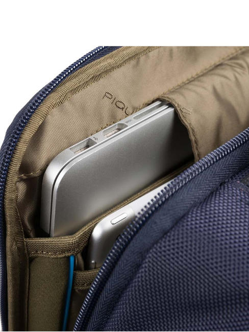 BRIEF 2 sac à dos pour ordinateur portable et support ipad en tissu recyclé bleu - Sacs à dos pour ordinateur portable