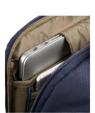 PIQUADRO BRIEF 2 sac à dos pour ordinateur portable et support ipad en tissu recyclé bleu - Sacs à dos pour ordinateur portable - 5