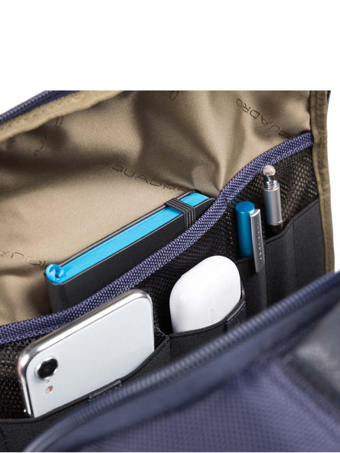 BRIEF 2 sac à dos pour ordinateur portable et support ipad en tissu recyclé bleu - Sacs à dos pour ordinateur portable