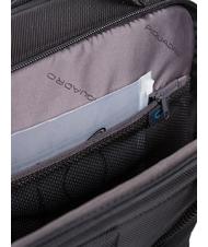 PIQUADRO BRIEF 2 sac à dos pour ordinateur portable et support ipad en tissu recyclé Noir - Sacs à dos pour ordinateur portable - 7