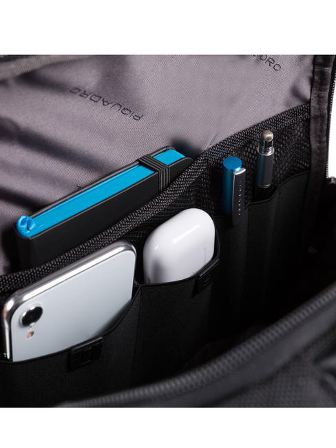 BRIEF 2 sac à dos pour ordinateur portable et support ipad en tissu recyclé Noir - Sacs à dos pour ordinateur portable