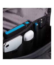 PIQUADRO BRIEF 2 sac à dos pour ordinateur portable et support ipad en tissu recyclé Noir - Sacs à dos pour ordinateur portable - 8