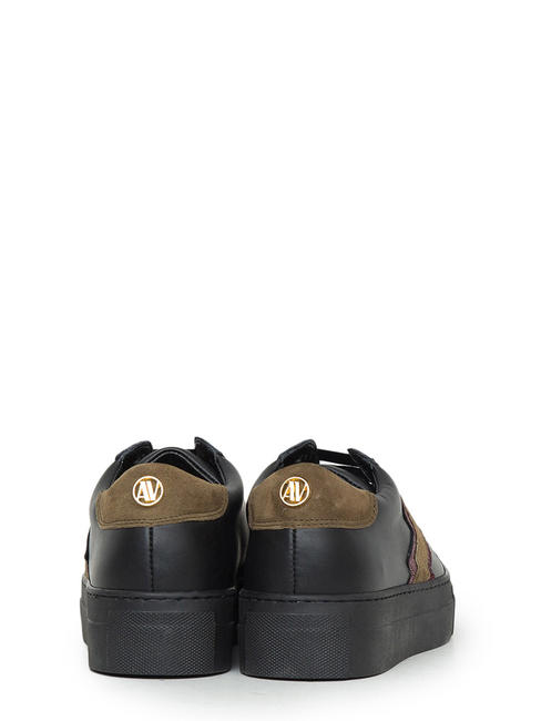 GIULIA FULMINE Baskets en cuir multi vert - Chaussures Femme