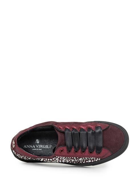 FRANCESCA Baskets bordeaux3 - Chaussures Femme
