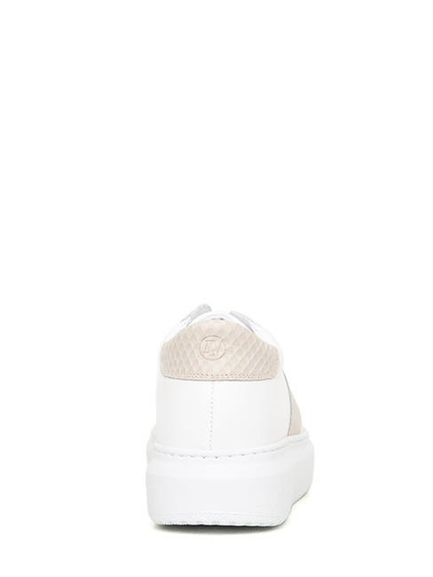 GISA Baskets en cuir multi / vanille - Chaussures Femme