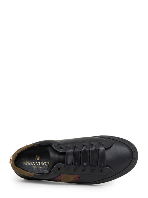 GIULIA FULMINE Baskets en cuir multi vert - Chaussures Femme