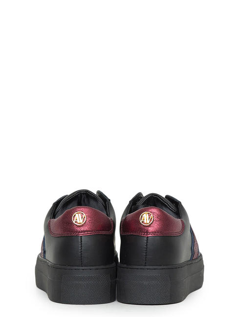 GIULIA FULMINE Baskets en cuir multi rouge - Chaussures Femme