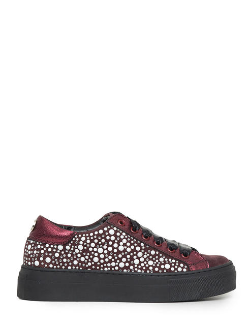 FRANCESCA Baskets bordeaux3 - Chaussures Femme