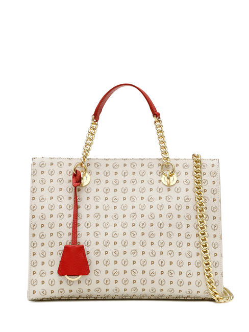 Tapiro Sac à main bandoulière Ivoire / lac - Sacs pour Femme