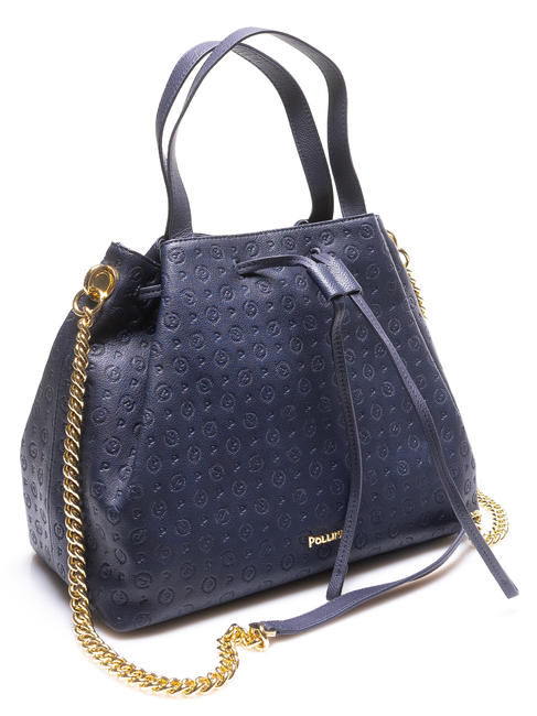 HERITAGE EMBOSSED Sac &agrave; main bleu - Sacs pour Femme