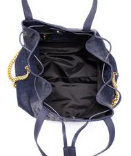 POLLINI HERITAGE EMBOSSED Sac &agrave; main bleu - Sacs pour Femme - 5