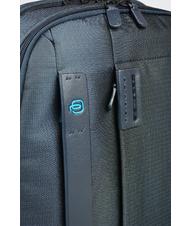 PIQUADRO Sac a dos Ligne P16, pour ordinateur portable jusqu'à 14'' CHEVRON BLEU - Sacs à dos pour ordinateur portable - 4
