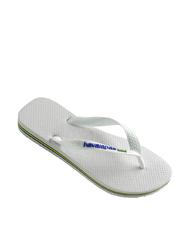 HAVAIANAS BRASIL LOGO Les tongs pour hommes blanc - Chaussures unisexe - 3