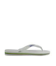 HAVAIANAS BRASIL LOGO Les tongs pour hommes blanc - Chaussures unisexe - 4