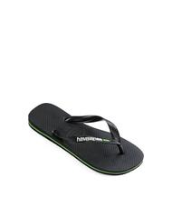 HAVAIANAS BRASIL LOGO Les tongs pour hommes noir noir - Chaussures unisexe - 2