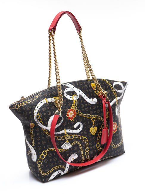 HERITAGE PREPPY CLUB Sac &agrave; bandouli&egrave;re Noir - Sacs pour Femme