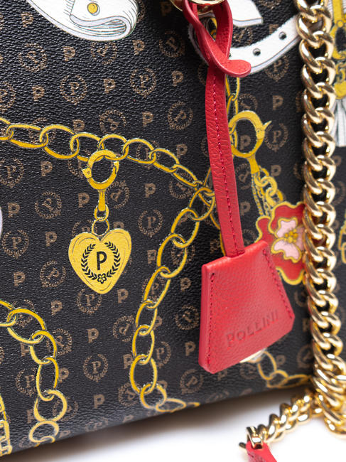 HERITAGE PREPPY CLUB Sac &agrave; main Noir - Sacs pour Femme