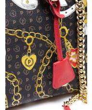 POLLINI HERITAGE PREPPY CLUB Sac &agrave; main Noir - Sacs pour Femme - 4