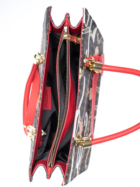 HERITAGE PREPPY CLUB Sac &agrave; main Noir - Sacs pour Femme