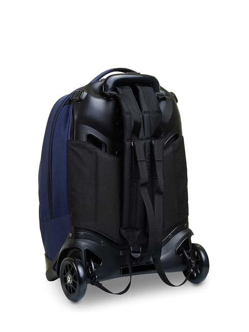NEW PLUG Logo  Sac &agrave; dos avec chariot bleu patriote - Sacs &agrave; dos &agrave; roulettes