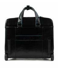 PIQUADRO BLU SQUARE Chariot pilote Noir - Pilot case et Sacs ordinateur à roulettes - 5