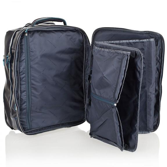 Valise Ligne BLUE SQUARE, bagage &agrave; main, porte-ordinateur 15 " bleu - Valises cabine