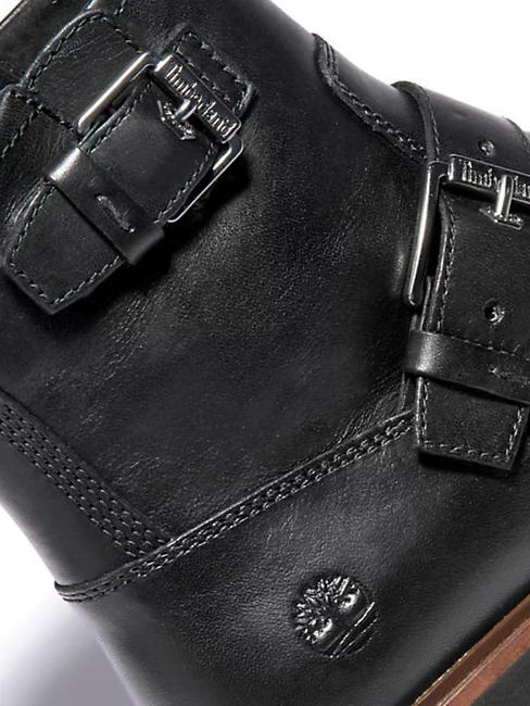 LONDON SQUARE Bottes de motard Jetblack - Chaussures Femme