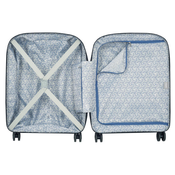 CLAVEL  Chariot &agrave; bagages &agrave; main fin et ultral&eacute;ger Noir - Valises cabine