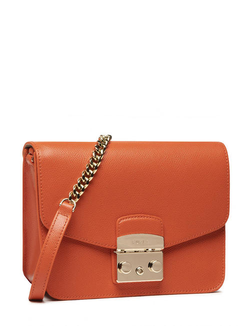 METROPOLIS S Sac bandoulière METROPOLIS S Mini, en cuir mandarine - Sacs pour Femme
