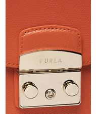 FURLA METROPOLIS S Sac bandoulière METROPOLIS S Mini, en cuir mandarine - Sacs pour Femme - 5