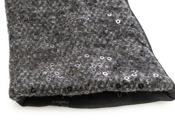 guanto party con micropaillette  Noir - Gants
